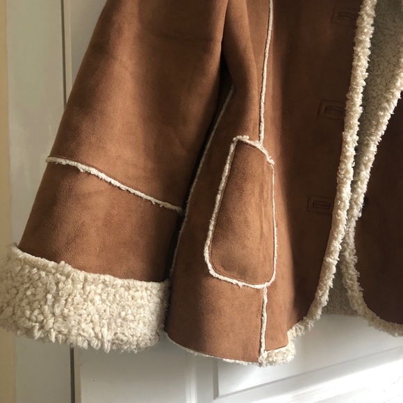 Marvin Richards Faux Suede Faux Shearling … - Picture 3 of 4